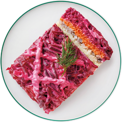 Салат Сельдь под шубой классический ЛЕНТА FRESH, весовой, изображение