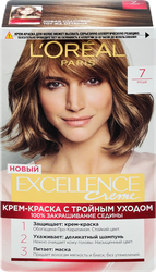 Краска для волос EXCELLENCE 7 Русый, 176мл, фото
