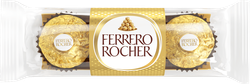 Конфеты FERRERO ROCHER из молочного шоколада с кремовой начинкой, 38г, фото