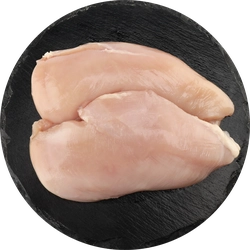 Куриное филе с грудки полуфабрикат охлажденный вес ЛЕНТА FRESH СП до 1.0кг