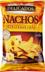 Чипсы кукурузные DELICADOS Nachos со вкусом сыра, 150г, детальное фото