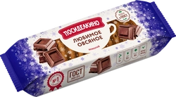 Печенье ПОСИДЕЛКИНО Любимое Овсяное с добавлением шоколадных кусочков, 310г