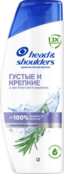 Шампунь для волос HEAD&SHOULDERS Густые и крепкие, против перхоти, 360мл, детальное фото