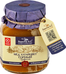 Мед горный БЕРЕСТОВ А.С. натуральный, 500г, детальное фото