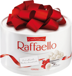 Конфеты RAFFAELLO с цельным миндальным орехом в кокосовой обсыпке, 200г, вид
