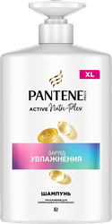 Шампунь для волос PANTENE ProV Заряд увлажнения, 800мл, крупный план