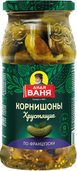 Корнишоны консервированные ДЯДЯ ВАНЯ По-французски, 460г, детальное фото