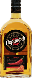 Настойка ДОКТОР ПЕРЦЕФФ горькая на меду, 40%, 0.5л, фотография