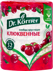 Хлебцы DR KORNER Злаковый коктейль клюквенный, хрустящие, 100г, картинка