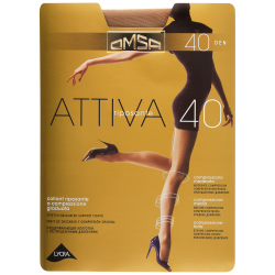 Колготки женские OMSA Attiva 40 den caramello 5, изображение