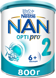 Смесь молочная NAN 2 OptiPro, с 6 месяцев, 800г, фотография