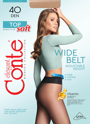 Колготки женские CONTE Top 40 den natural 2, крупный план