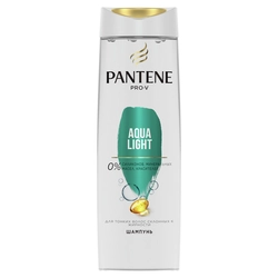 Шампунь для тонких, жирных волос PANTENE Aqua Light легкий, питательный, 400мл