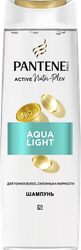 Шампунь для тонких, жирных волос PANTENE Aqua Light легкий, питательный, 400мл, картинка