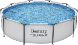 Бассейн каркасный Bestway Steel Pro Max 4678л с фильтром- насосом, 305х76см, фото