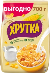 Хлопья кукурузные NESTLE Хрутка, хрустящие обогащенные кальцием, 700г