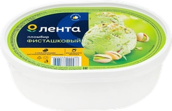 Мороженое ЛЕНТА Пломбир фисташковый, без змж, 400г