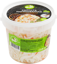 Капуста маринованная ФЭГ кисло-сладкая, 1000г, изображение