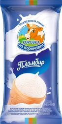 Мороженое КОРОВКА ИЗ КОРЕНОВКИ Пломбир, без змж, вафельный стаканчик, 100г
