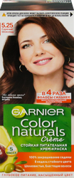 Крем-краска для волос COLOR NATURALS 5.25 Горячий шоколад, с 3 маслами, 110мл, крупный план