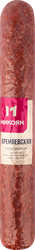 Колбаса сырокопченая МИКОЯН Кремлевская, весовая, фотография