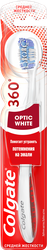 Зубная щетка COLGATE 360 Optic White отбеливающая, средней жесткости, детальное фото