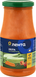 Икра из кабачков ЛЕНТА, 520г, фото