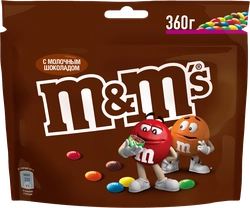 Драже M&M'S Шоколад, 360г