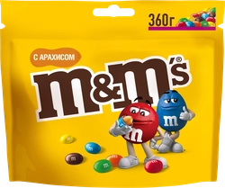 Драже M&M'S С арахисом, 360г