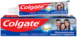 Зубная паста COLGATE Максимальная защита от кариеса Свежая мята с 
комплексом кальция и фторида и технологий Calcium-lock, 100мл, детальное фото