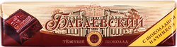 Шоколад темный БАБАЕВСКИЙ с шоколадной начинкой, 50г, детальное фото