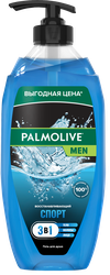 Гель для душа мужской PALMOLIVE Men Спорт Восстанавливающий 3в1, 750мл, крупный план