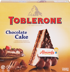Торт замороженный ALMONDY Миндальный с кусочками Toblerone, 400г, фотография