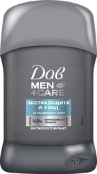 Дезодорант-антиперспирант стик мужской ДАВ Men Экстразащита и уход, 50мл, изображение