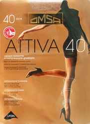 Колготки женские OMSA Attiva 40 den daino 5, изображение