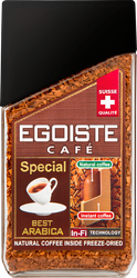 Кофе растворимый с добавлением молотого EGOISTE Special сублимированный, ст/б, 100г, детальное фото