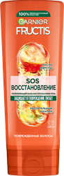 Бальзам-ополаскиватель для секущихся и очень поврежденных волос FRUCTIS Sos Восстановление, 200мл, крупный план