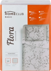 Комплект постельного белья Семейный HOME CLUB Flora бязь, Арт. PL004