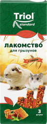 Лакомство для грызунов TRIOL с медом, 3шт, вид
