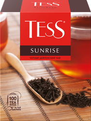 Чай черный TESS Sunrise, 100пак, вид