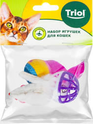 Игрушка для кошек TRIOL Мышка с игрушкой, картинка