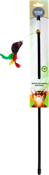Игрушка для кошек TRIOL Удочка с мышкой, крупный план