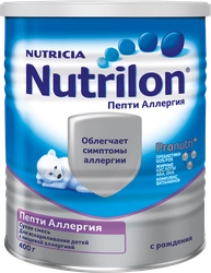 Смесь NUTRILON Пепти Аллергия, с 0 месяцев, 400г