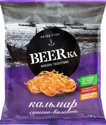 Кальмар сушеный BEERKA, 70г, картинка