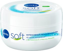 Крем для тела NIVEA Soft интенсивный, увлажняющий, 200мл, вид