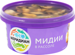 Мидии МЕРИДИАН в рассоле, 430г, фотография