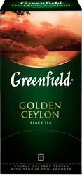 Чай черный GREENFIELD Golden Ceylon, 25пак