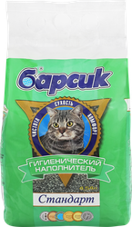 Наполнитель глиняный для кошачьего туалета БАРСИК Стандарт, впитывающий, 4.5л, фото