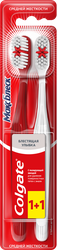 Зубная щетка COLGATE Макс Блеск, средней жесткости, 1+1, 2шт, детальное фото