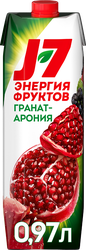 Нектар J7 Гранат, черноплодная рябина осветленный, 0.97л, фото